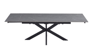 Newcastle Extension Dining Table Bulgarian Grey Ceramic