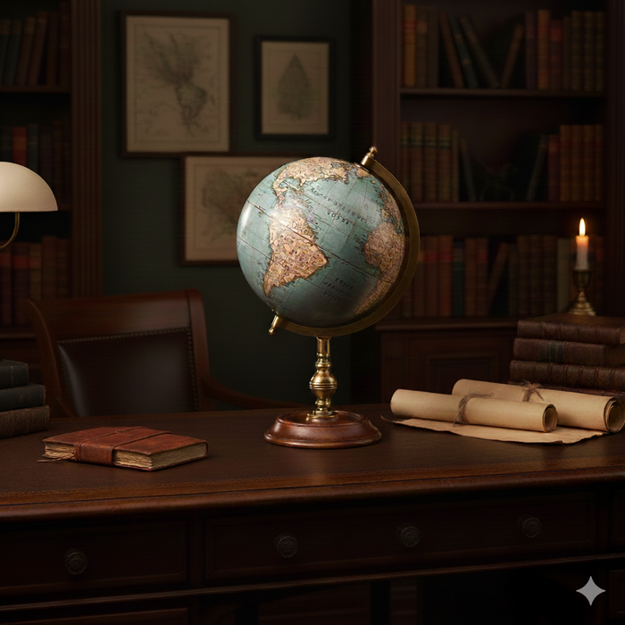 Discovery Globe 20cm - Brass