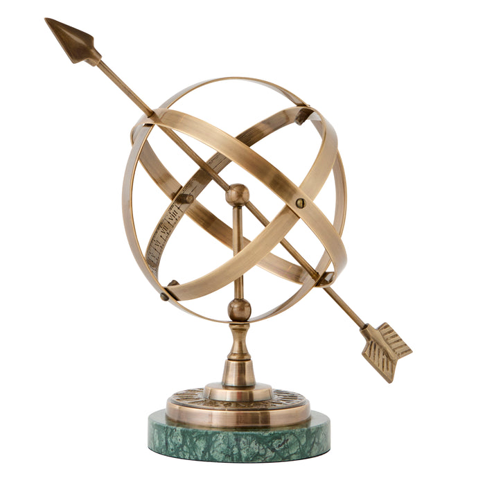 Sagittarius Armillary Sphere - Brass