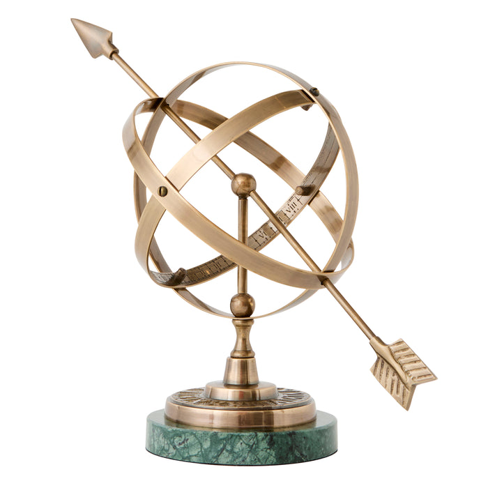 Sagittarius Armillary Sphere - Brass
