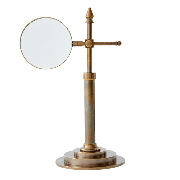 Darwin Desk Magnifier - Brass