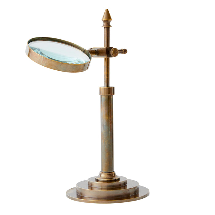 Darwin Desk Magnifier - Brass