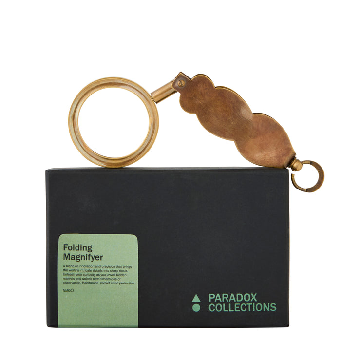 Folding Magnifier - Brass