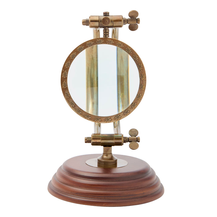 Ornate Magnifier on Stand - Brass