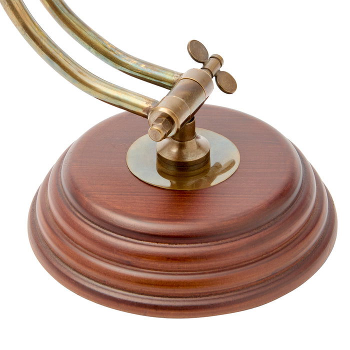 Ornate Magnifier on Stand - Brass