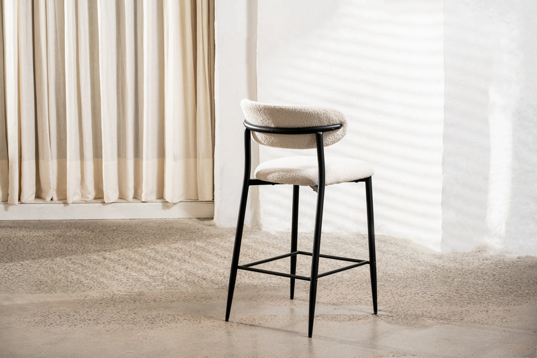 Naples Bar Stool Off White (Set of 2)