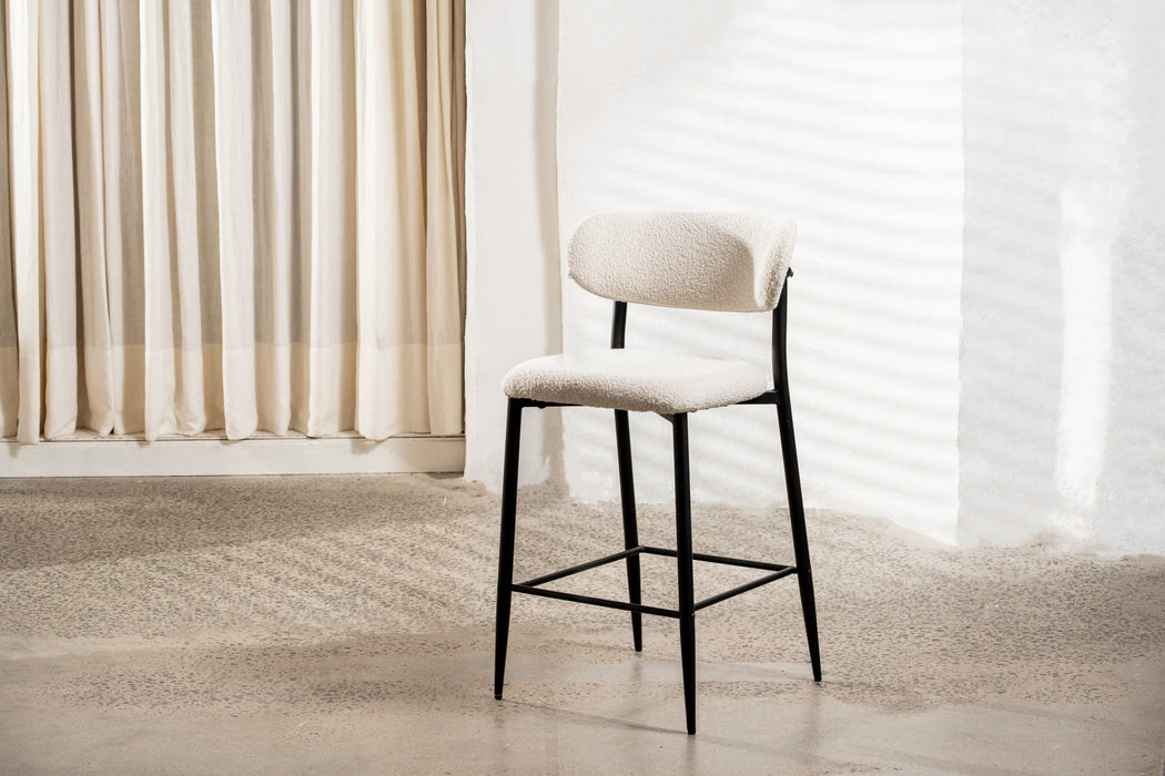 Naples Bar Stool Off White (Set of 2)