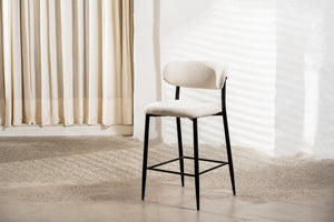 Naples Bar Stool Off White (Set of 2)