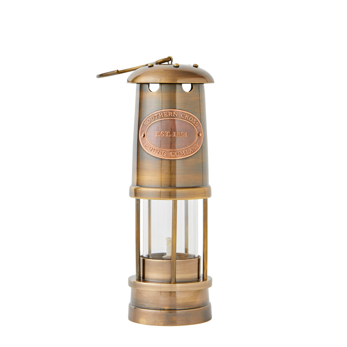 Eureka Miners Lamp - Brass
