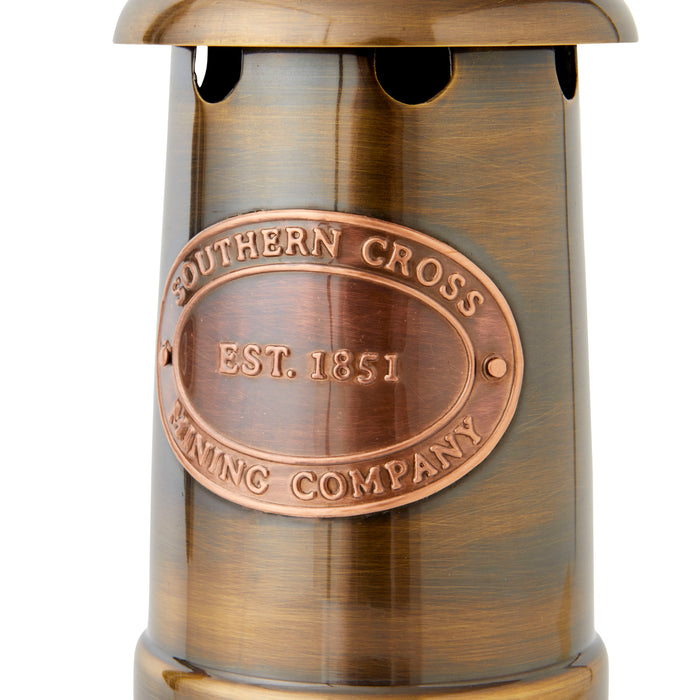 Eureka Miners Lamp - Brass