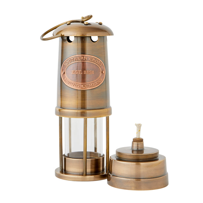 Eureka Miners Lamp - Brass