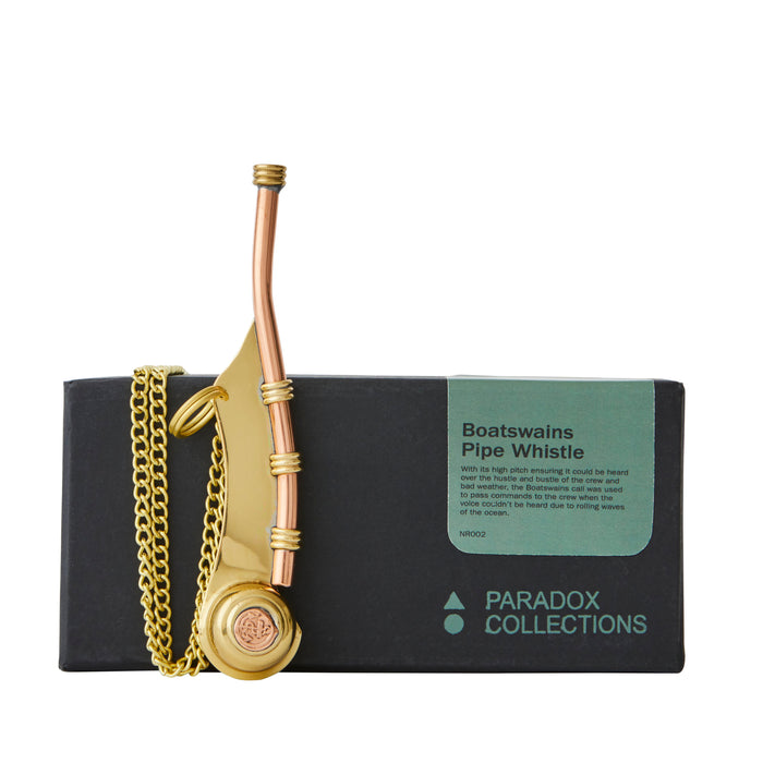 Boatswains Pipe Whistle - Brass