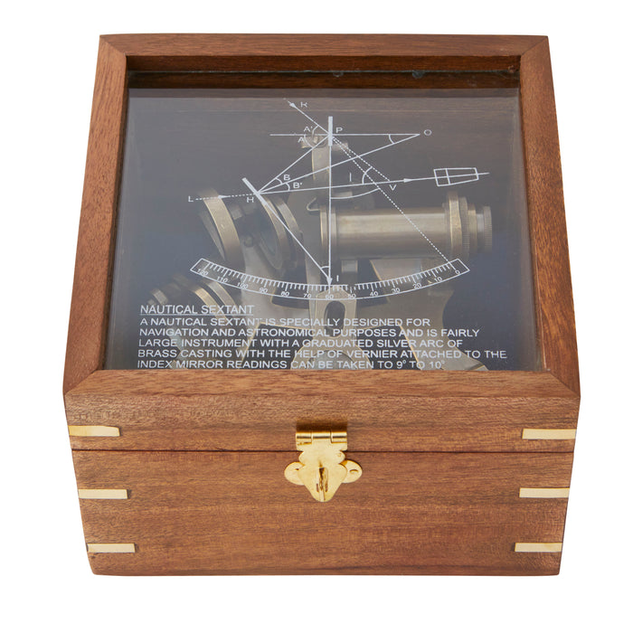 Sextant in Wood Box