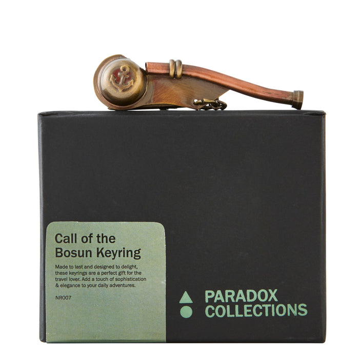 Call of the Bosun Keyring - Brass