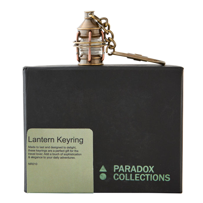 Lantern Keyring - Brass