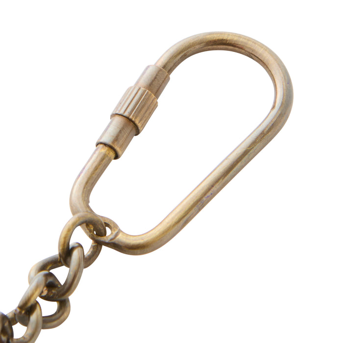 Lantern Keyring - Brass