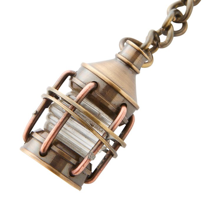 Lantern Keyring - Brass