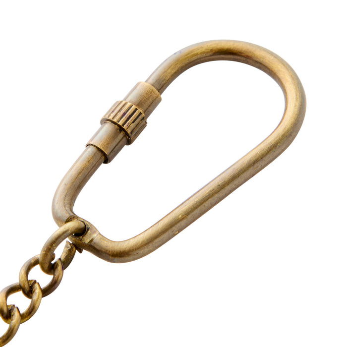 Anchor Keyring - Brass