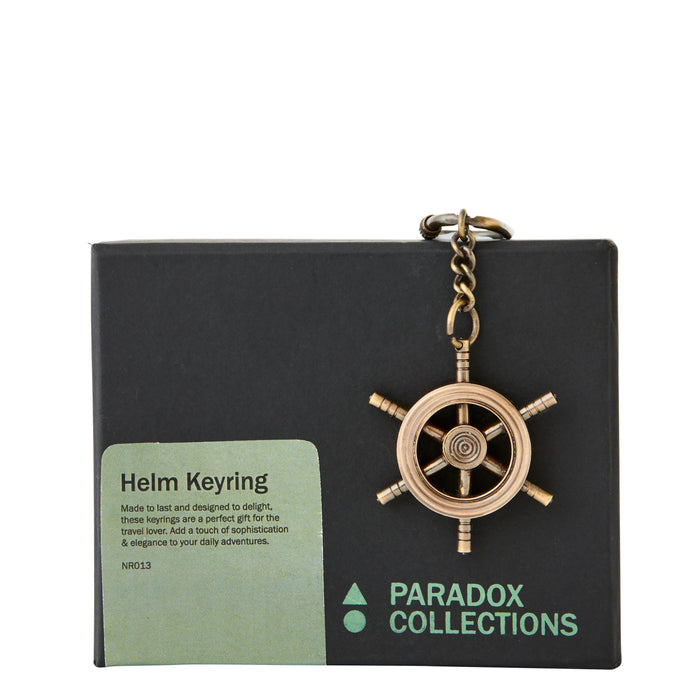 Helm Keyring - Brass