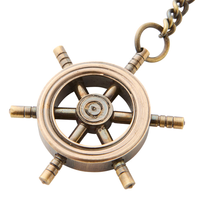 Helm Keyring - Brass