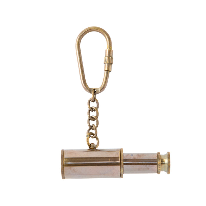 Telescope Keyring - Brass