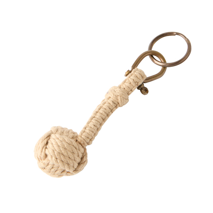 Monkey's Fist Keyring - Brass