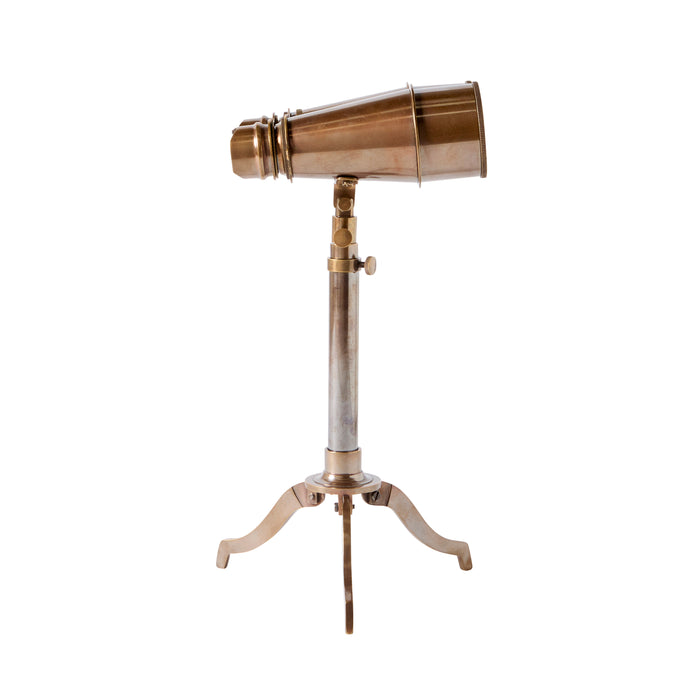 Binoculars on Stand - Brass