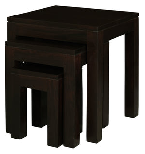 Amsterdam Nesting Table - Set of 3 (Chocolate)