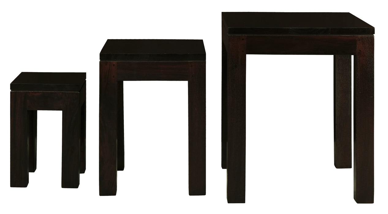 Amsterdam Nesting Table - Set of 3 (Chocolate)