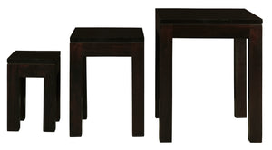 Amsterdam Nesting Table - Set of 3 (Chocolate)