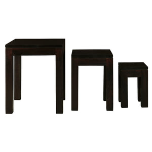 Amsterdam Nesting Table - Set of 3 (Chocolate)