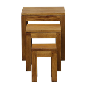 Amsterdam Nesting Table - Set of 3 (Light Pecan)