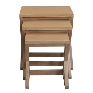 Manhattan Nesting Table - Set of 3 (Natural)