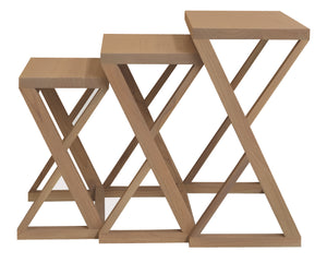 Manhattan Nesting Table - Set of 3 (Natural)