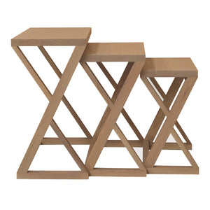 Manhattan Nesting Table - Set of 3 (Natural)