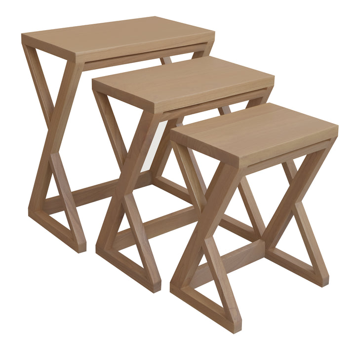 Manhattan Nesting Table - Set of 3 (Natural)