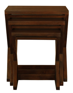 Manhattan Nesting Table - Set of 3 (Mahogany)