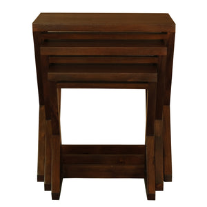 Manhattan Nesting Table - Set of 3 (Mahogany)