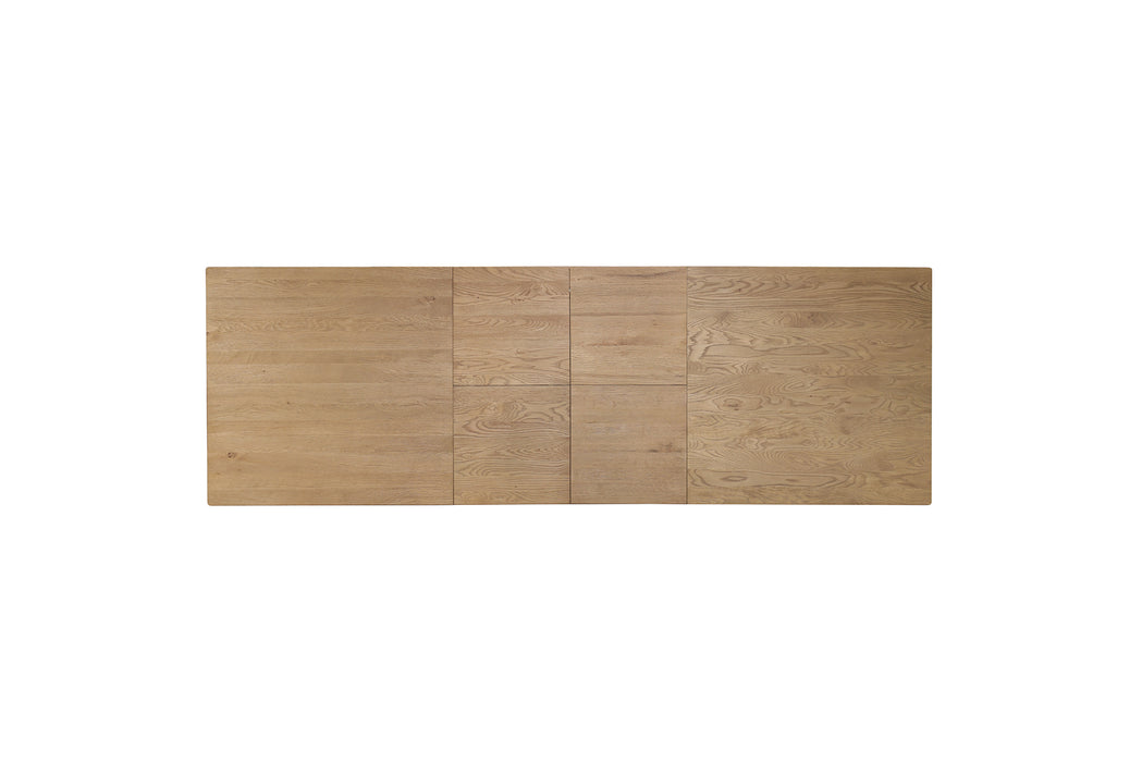 Newport Extension Pedestal Table - 210/310cm - Natural Oak - Dt New Ext Noak 210/310 Plank