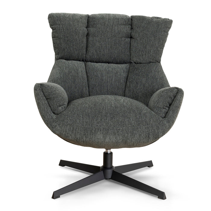 Orion Swivel Armchair - Dark Fern Green