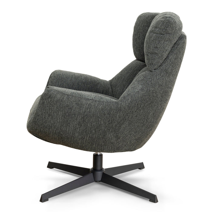 Orion Swivel Armchair - Dark Fern Green
