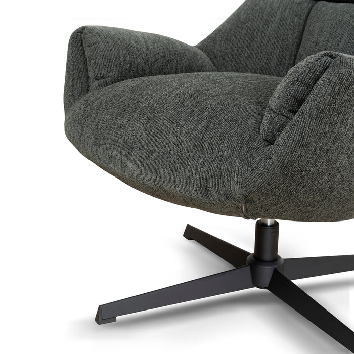 Orion Swivel Armchair - Dark Fern Green