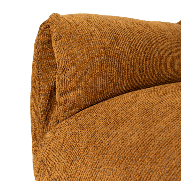 Orion Swivel Armchair - Honey Yellow