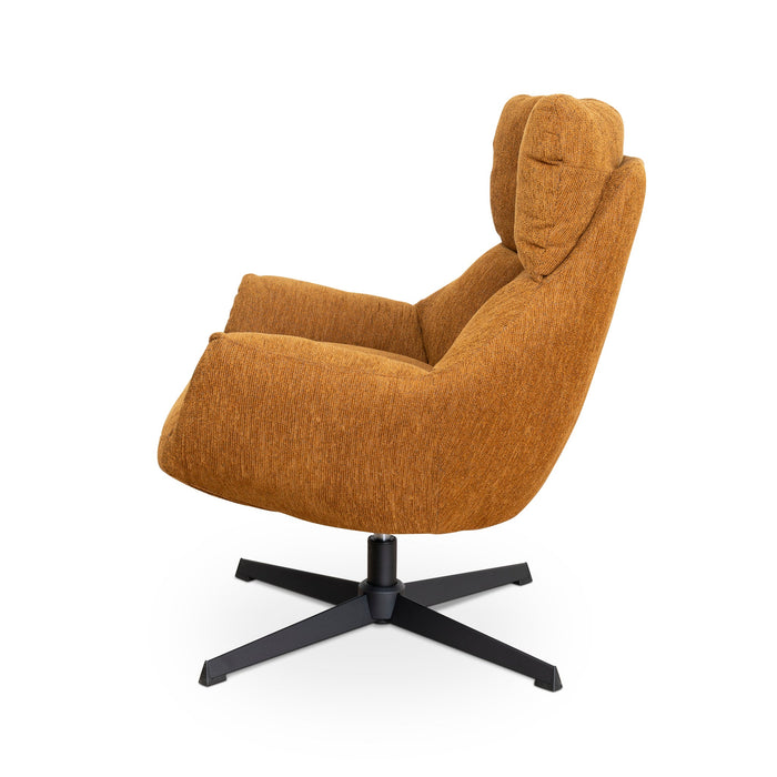 Orion Swivel Armchair - Honey Yellow