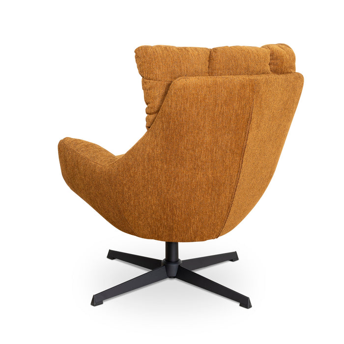 Orion Swivel Armchair - Honey Yellow