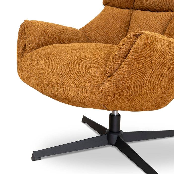 Orion Swivel Armchair - Honey Yellow