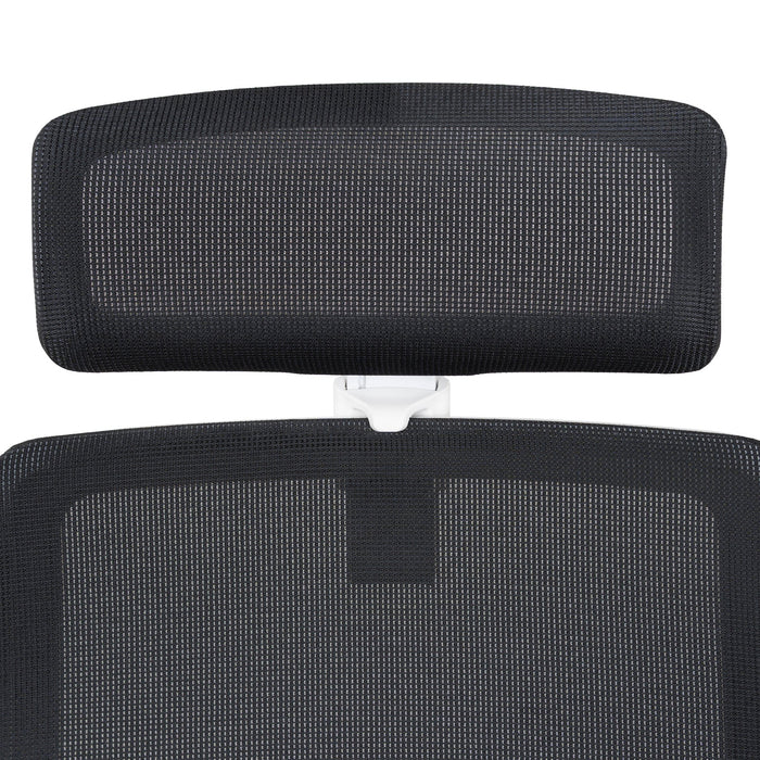 Bryce Mesh Ergonomic Office Chair with Headrest - Black