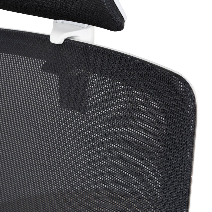 Bryce Mesh Ergonomic Office Chair with Headrest - Black