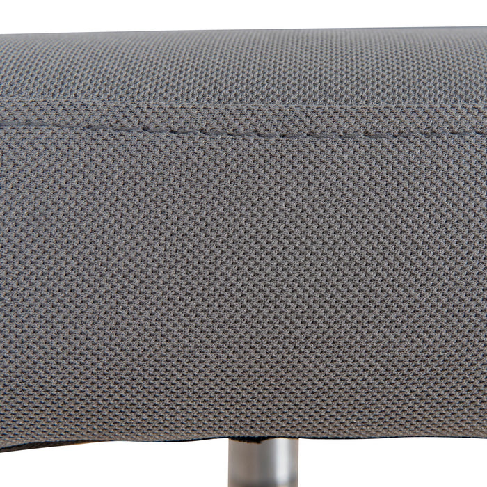 Ernesto Grey Fabric Office Chair - Black Base