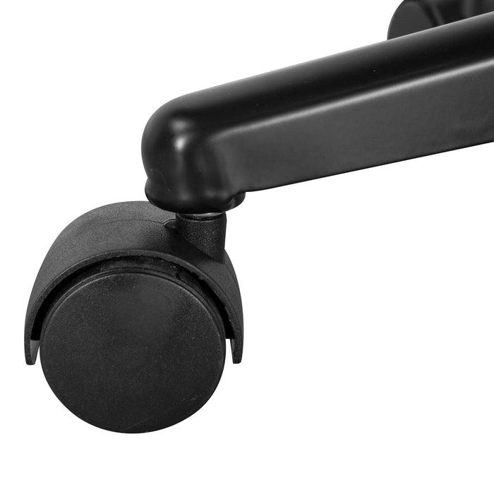 Ernesto Grey Fabric Office Chair - Black Base